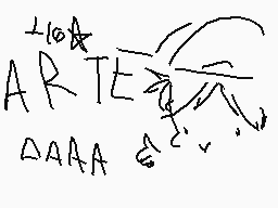 Drawn comment by D@ni
"ARTE"