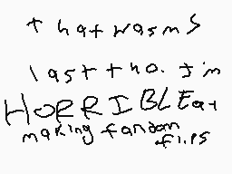 Drawn comment by Butter