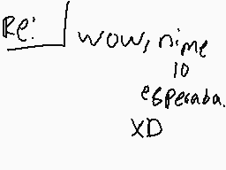 Drawn comment by RubySaki