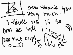 Drawn comment by ☁Nimbus☁
"I soon thank you very much. I think we is so cool as well. Nice cup!"