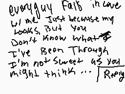 Drawn comment by XRoxyX