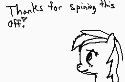 Drawn comment by BronyCam™