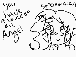 Drawn comment by Kitty