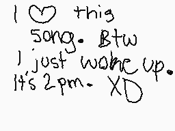 Drawn comment by CadyCat