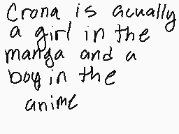 Drawn comment by TempoGecko