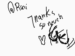 Drawn comment by A Nobody
"@Rini Thanks so much V"