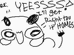 Drawn comment by spades