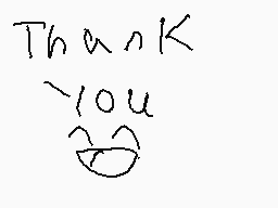 Drawn comment by kirb.X2011
"Thank you"