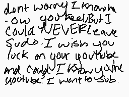 Drawn comment by ♠laislife♠