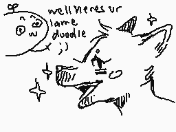 Drawn comment by pistol