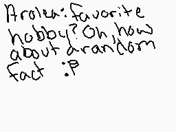 Drawn comment by Carousel