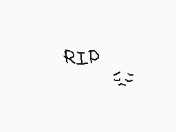 Drawn comment by ♦
"RIP"