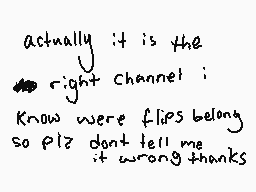 Drawn comment by ✕thegroom✕