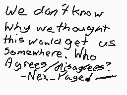 Ritad kommentar från ♪Nex→Page™