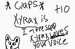 Drawn comment by ♣♣Xyrax♣♣