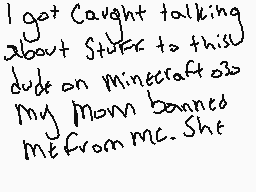 Drawn comment by ♥S¢rafty♥