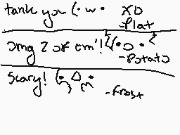 Drawn comment by ♥S¢rafty♥