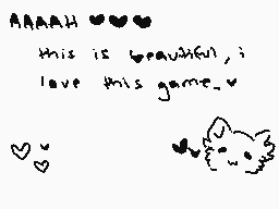 Drawn comment by •Linu•
"AAAAAH ^_^ this is beautiful, i love this game..v ^_^ ^_^"