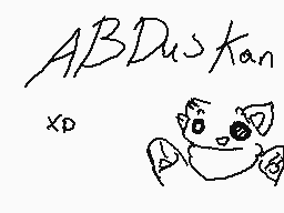 Drawn comment by Ⓛ✕VDNëk✕Ⓡ
"ABDustxan xD"