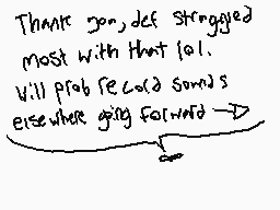 Drawn comment by Joshua