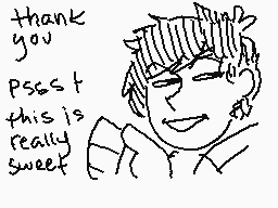 Drawn comment by salem
"thank you psgst this is really sweet"