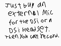 Drawn comment by Devan