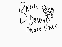 Drawn comment by ♥narancia♥
"Brush Song Deserves More lines!"