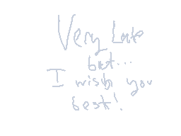 Drawn comment by ♥narancia♥
"Very Late but... I wish you best!"