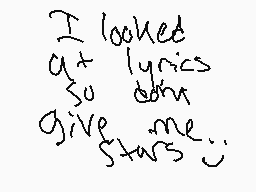 Drawn comment by 「 ëtèléd 」
"I looked at lyrics so down give me stars : )"