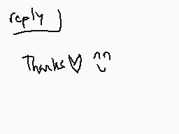 Drawn comment by deimosyx
"reply Thanks √"