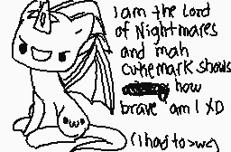 Drawn comment by Sonic girl