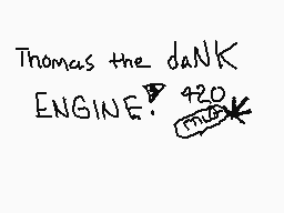 Drawn comment by ナⓇⒶⓍⓍ◆
"Thomas the daNK ENGINE. 920"
