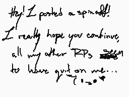 Drawn comment by oOkami°53