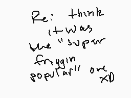 Drawn comment by marionette