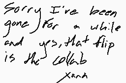 Drawn comment by X.a.n.a