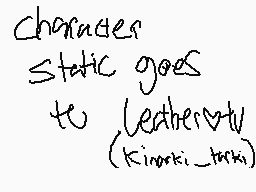 Drawn comment by redleader