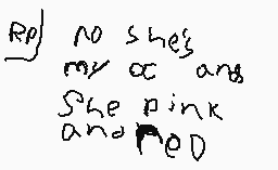 Drawn comment by girl sans