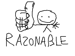 Drawn comment by SFZ
"RAZONABLE"