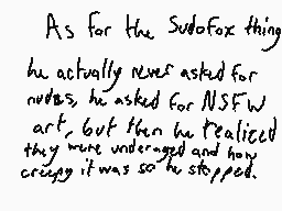 Drawn comment by Somber