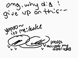 Drawn comment by ✕genyatta✕