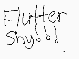 Drawn comment by juliana★
"Flutter Shy!!"