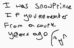 Ritad kommentar från SnowMouse