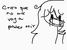 Drawn comment by MaRiAna
"Creo que no me voy a poder mirar"