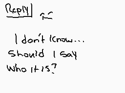 Drawn comment by ♥Bella    