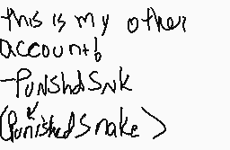 Drawn comment by Snake