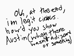 Drawn comment by FN FML