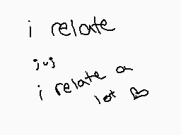 Drawn comment by xoavry