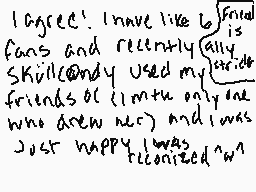 Drawn comment by Segagirl13