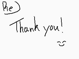 Drawn comment by Alice Lace
"Thank you!"