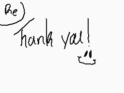 Drawn comment by Alice Lace
"Thank you!"